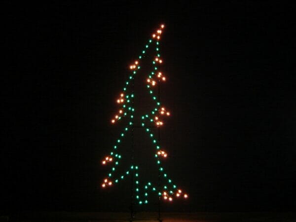 10' Whispering Pine Tree Holiday Light Display