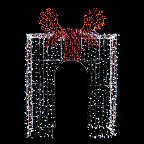 10' 3D Present Arch Holiday Light Display