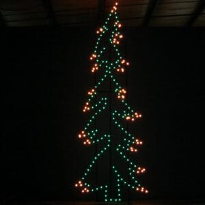 13' Whispering Pine Tree Holiday Light Display