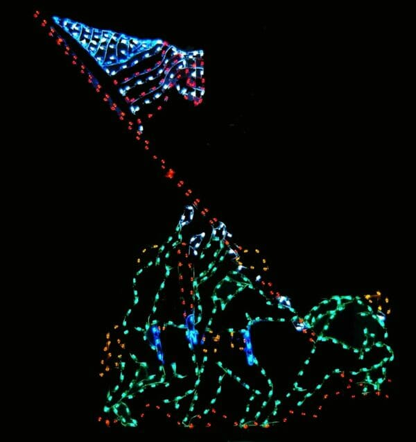 14' IWO Jima Holiday Light Display