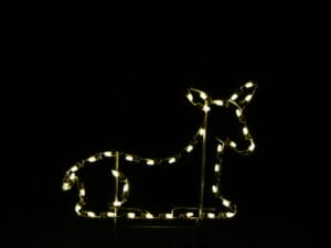 2.5' Laying Deer Holiday Light Display