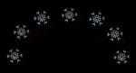 8' Snowflake Arch Holiday Light Display