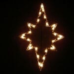 3' Star of Bethlehem Holiday Light Display