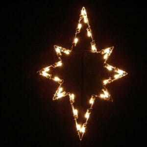 3' Star of Bethlehem Holiday Light Display
