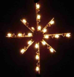 3' Starburst Holiday Light Display