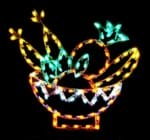 4' Fruit Basket Holiday Light Display