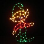 5' Elf Running Holiday Light Display