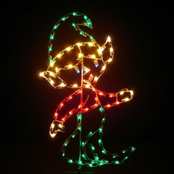 5' Elf Running Holiday Light Display