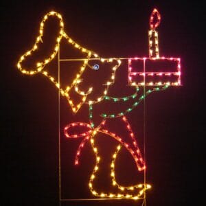 5' Elf Baker Holiday Light Display