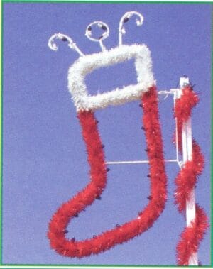5' Garland Stocking Holiday Light Display