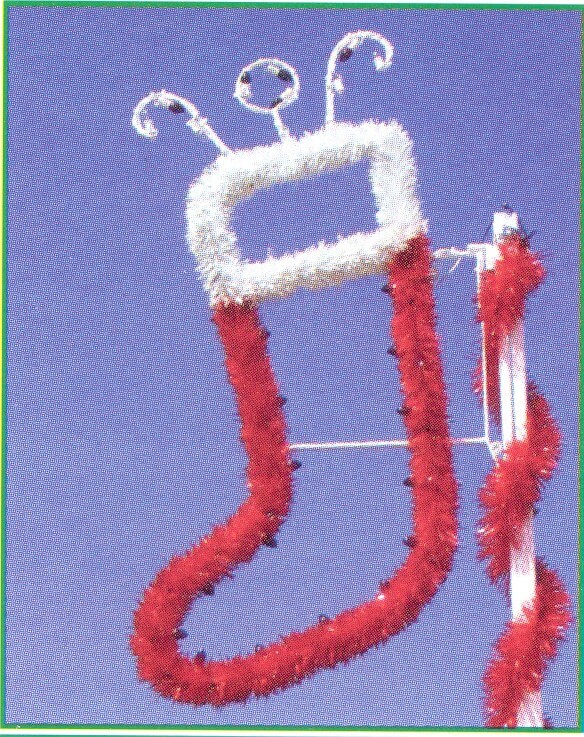 5' Garland Stocking Holiday Light Display