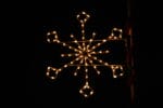 5' Silhouette Winter Snowflake Holiday Light Display