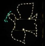 5.5' Peace Dove Pole Mount Holiday Light Display
