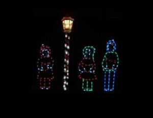 5.5' Large Boy Caroler Holiday Light Display