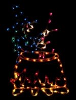 5' Witch's Brew Halloween Light Display