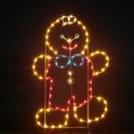 6' Gingerbread Boy Holiday Light Display