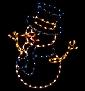 SNOWMAN WITH TOP HAT