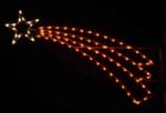 8' Shooting Star Holiday Light Display