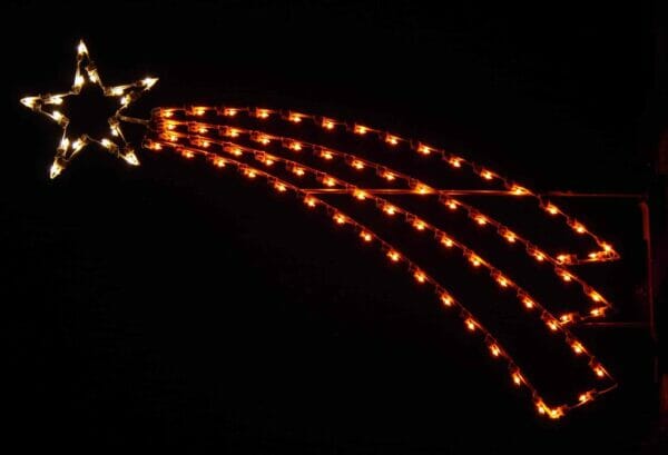8' Shooting Star Holiday Light Display