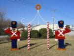 13' Guard House Holiday Light Display