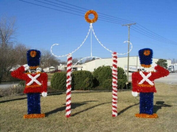 13' Guard House Holiday Light Display