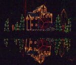 20' Animated Old Mill Scene Holiday Light Display