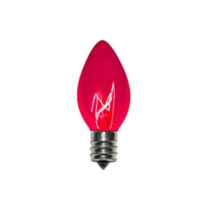 C7 Incandescent Transparent Purple Bulbs