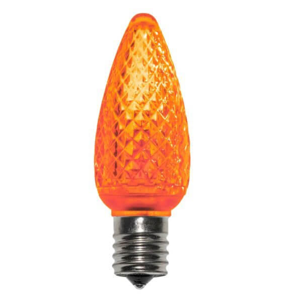 C9 SMD LED ORANGE RETROFIT BULB 25 PACK