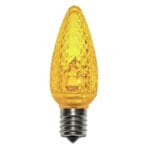 C9 SMD LED YELLOW RETROFIT BULB 25 PACK