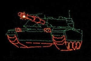 11' Custom Tank Holiday Light Display