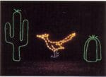 10' Cactus Scene Holiday Light Display