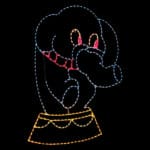 6' Circus Elephant Holiday Light Display