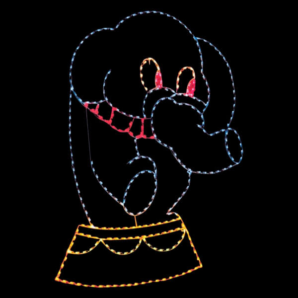 6' Circus Elephant Holiday Light Display