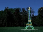 18' Eiffel Tower Holiday Light Display