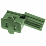 Female In Line Attach On Vampire Plug Spt-1, Green 10 Pack