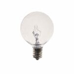 G12 Clear Candelabra-Base Patio Bulbs