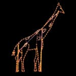 10' Giraffe Holiday Light Display