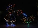 8' Girl Watering Flower Holiday Light Display