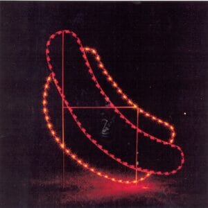 6' Hot Dog Holiday Light Display
