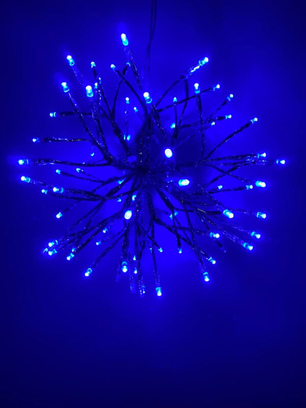 5MM LED Blue Starburst