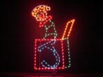 8' Animated Jack In The Box Holiday Light Display