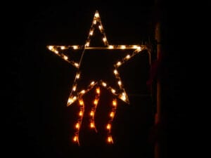 4' Silhouette Majestic Star Holiday Light Display