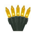 50 Light Yellow Incandescent Christmas Minibrites®