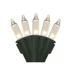 50 Light Clear Incandescent Christmas Mini Light Strings