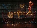 13' Animated Noah's Ark Holiday Light Display