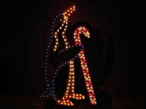 PENGUIN WITH CANDY CANE