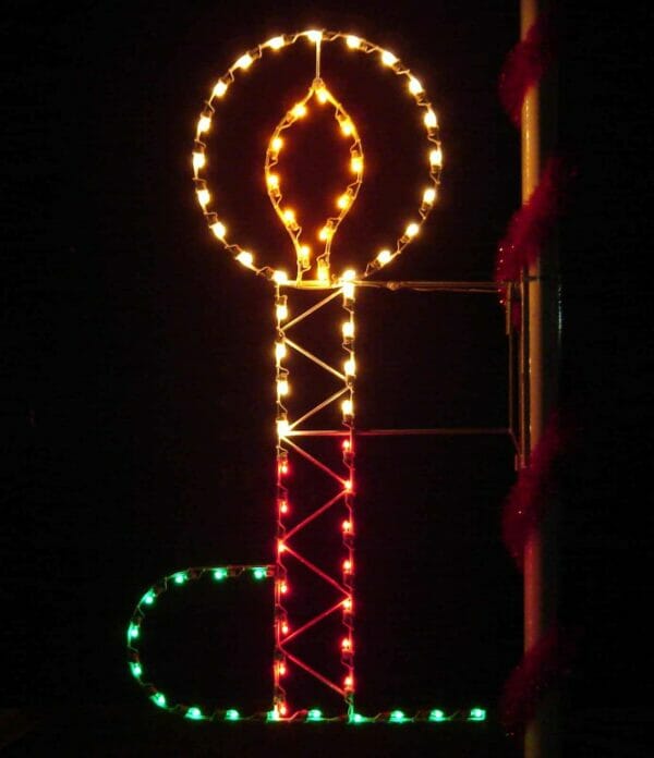 7 FOOT SILHOUETTE CANDLE