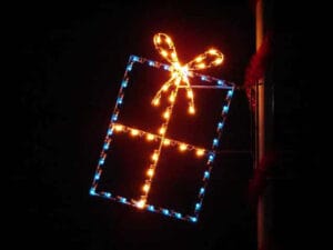 4' Silhouette Package Holiday Light Display