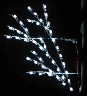 4' Silhouette Sprigg Holiday Light Display