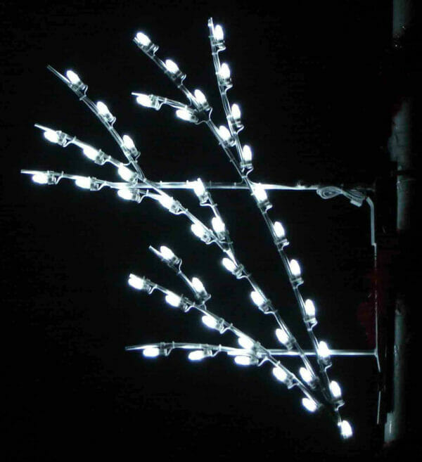 4' Silhouette Sprigg Holiday Light Display